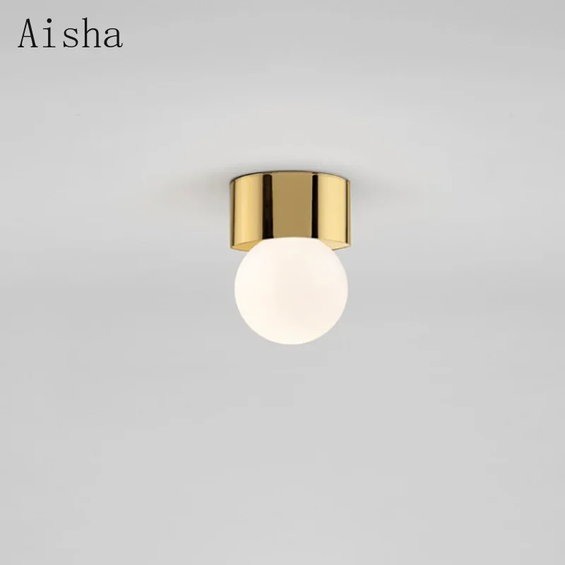 Postmodern Ceiling Lamp Glass Ball Small Ceiling Light Living Room Bedroom Bedside House Decoration Lighting Fixtures
Postmodern Ceiling Lamp Glass Ball Small Ceiling Light Living Room Bedroom Bedside House Decoration Lighting Fixtures