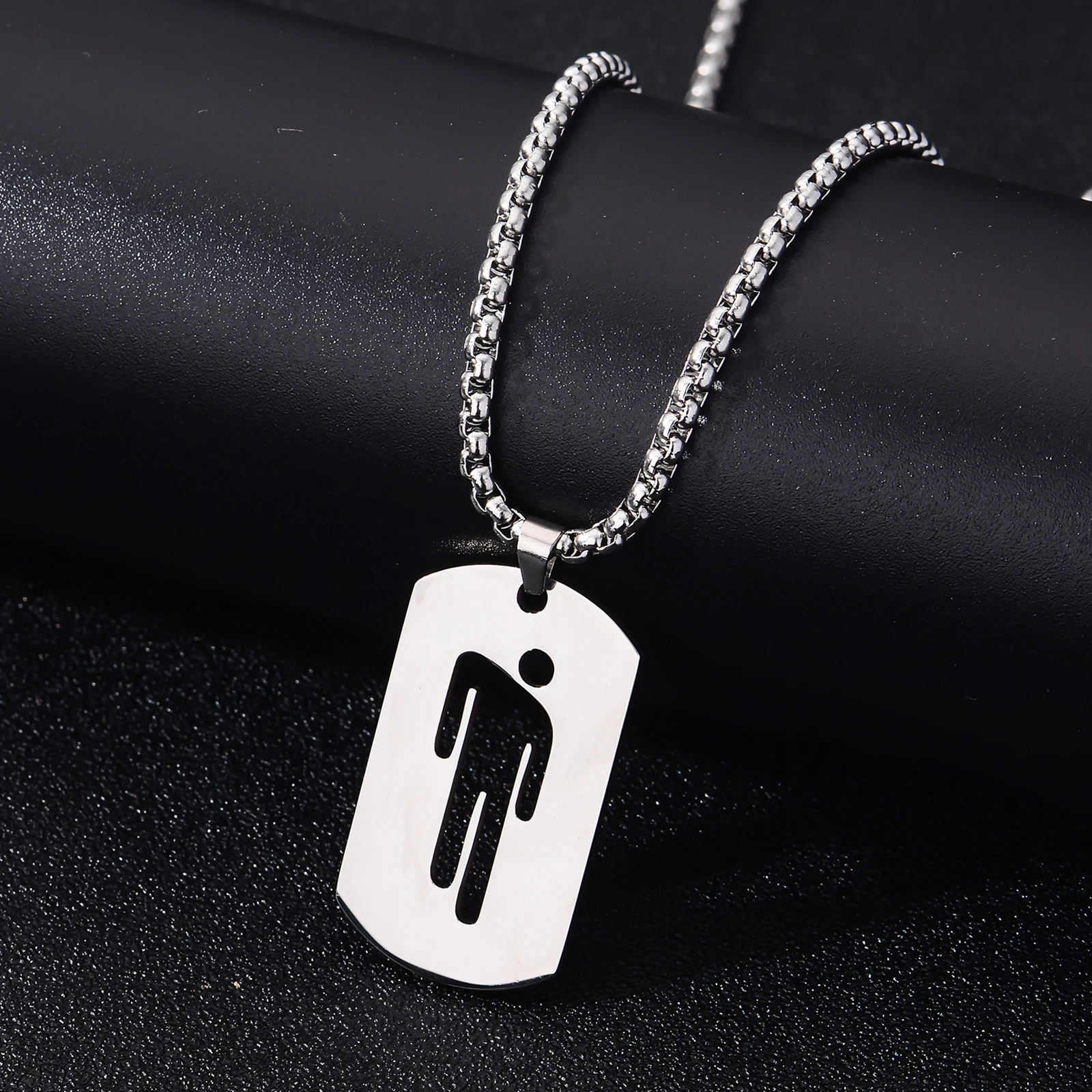 1PC Fashion Hollow Skew Head Tag Stainless Steel Pendant Necklaces for Men Women Wholesale Hip Hop Jewelry
1PC Fashion Hollow Skew Head Tag Stainless Steel Pendant Necklaces for Men Women Wholesale Hip Hop Jewelry