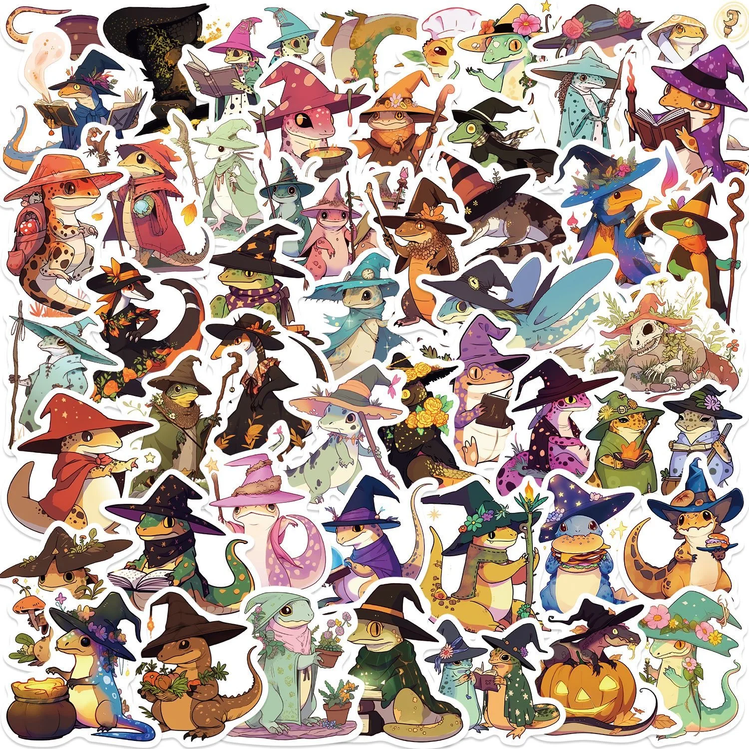 10/50pcs Cute Funny Magic Gecko Lizard Stickers Cartoon Animal Decals Skateboard Laptop Luggage Scrapbook Fridge Phone Sticker
10/50pcs Cute Funny Magic Gecko Lizard Stickers Cartoon Animal Decals Skateboard Laptop Luggage Scrapbook Fridge Phone Sticker