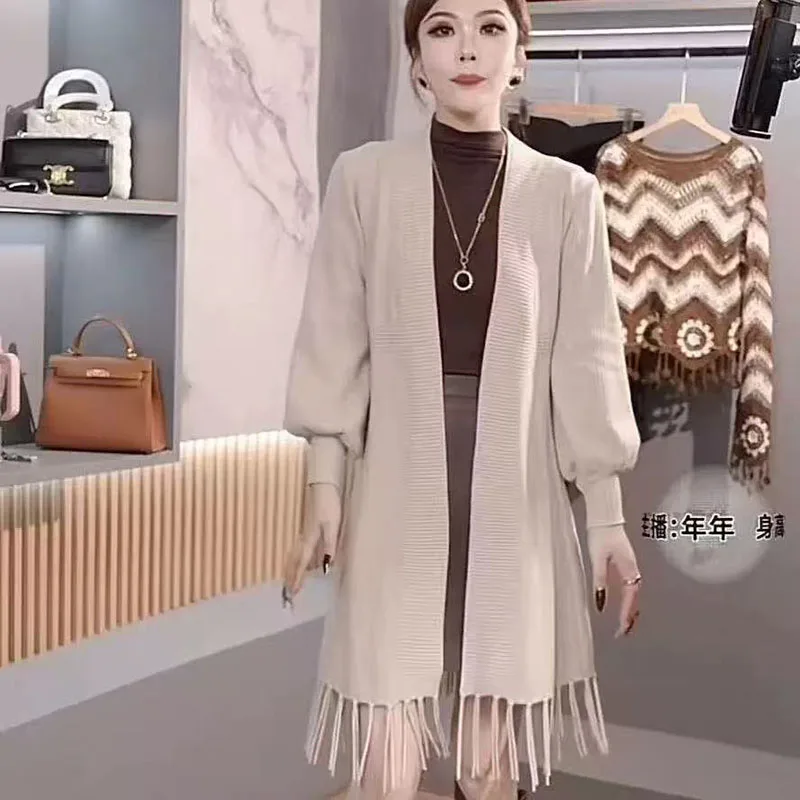 2026 New Long Tassel Shawl Jacket Knitted Ladies Wind Spring Autumn Coat Cardigan Loose Temperament Coat
2026 New Long Tassel Shawl Jacket Knitted Ladies Wind Spring Autumn Coat Cardigan Loose Temperament Coat