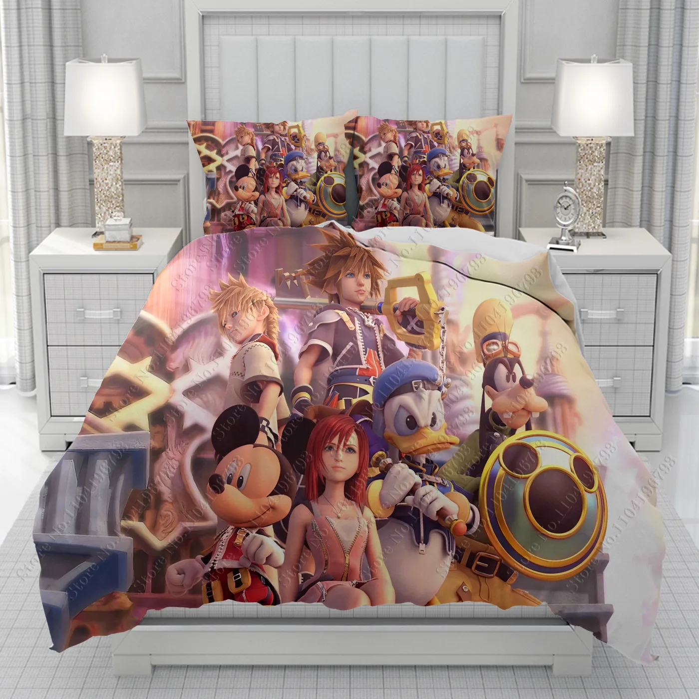 Kingdom Hearts 3D Duvet Cover men women/Children KID Printing Disney cartoon Bedding Set Comforter Bed Soft
Kingdom Hearts 3D Duvet Cover men women/Children KID Printing Disney cartoon Bedding Set Comforter Bed Soft