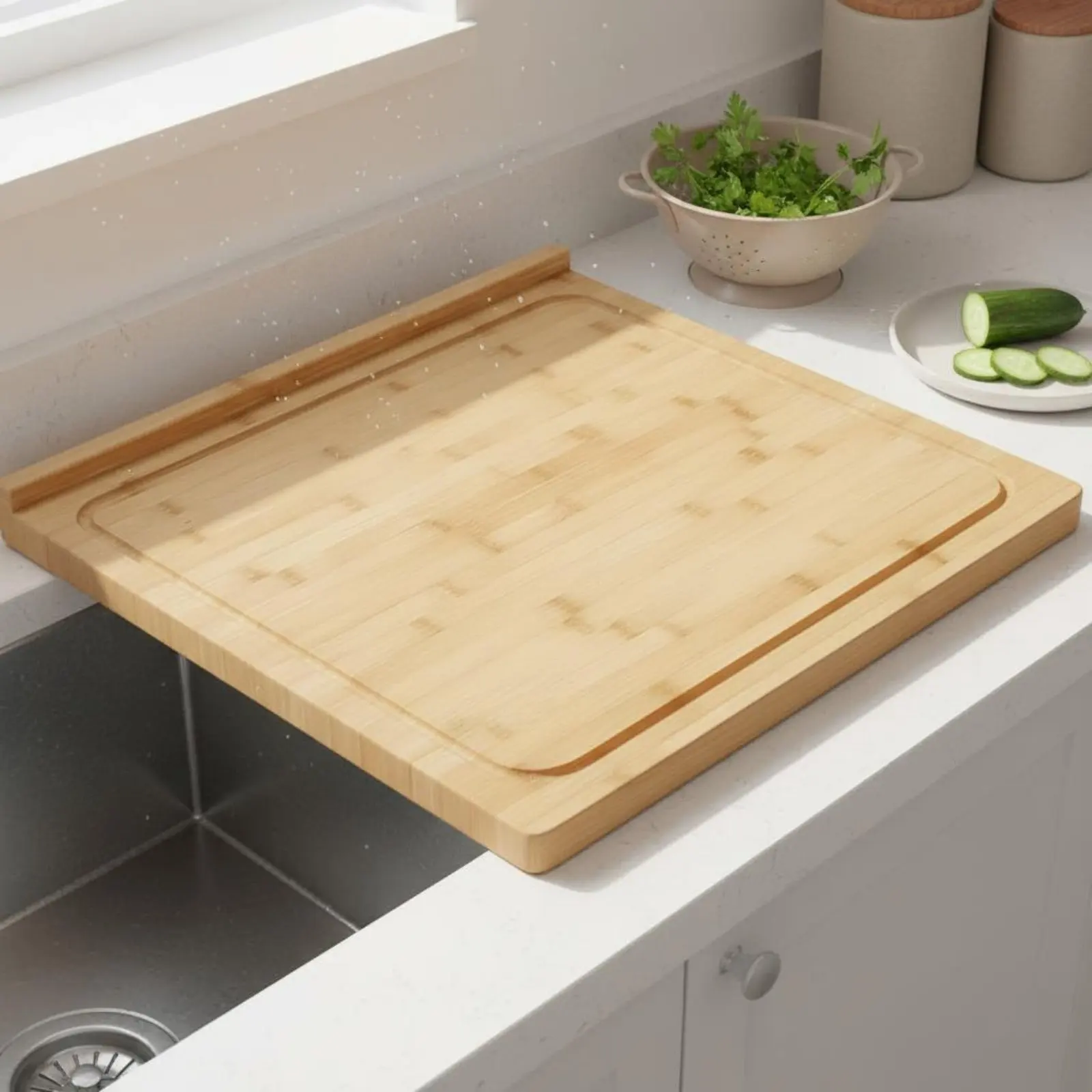 Over the Sink Cutting Board Multipurpose Countertop Kneading Board Kitchenware for Pastry Chefs
Over the Sink Cutting Board Multipurpose Countertop Kneading Board Kitchenware for Pastry Chefs