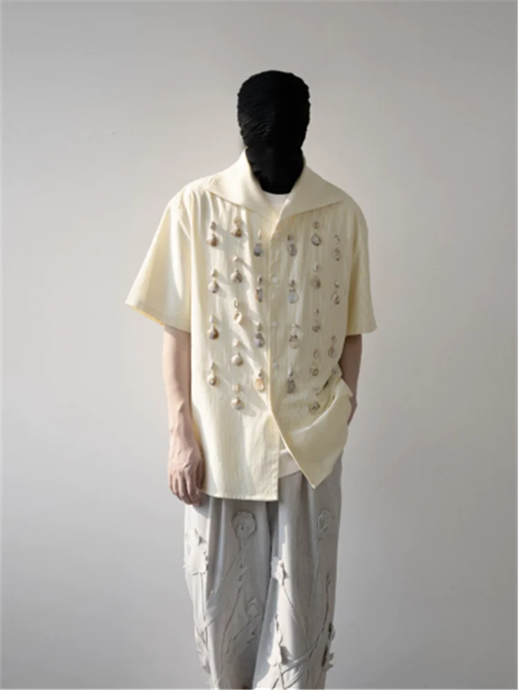 2026 Original Design Elegant Vacation Style Handmade Three-Dimensional Decorative Loose Stripe Men's Shirt
2026 Original Design Elegant Vacation Style Handmade Three-Dimensional Decorative Loose Stripe Men's Shirt