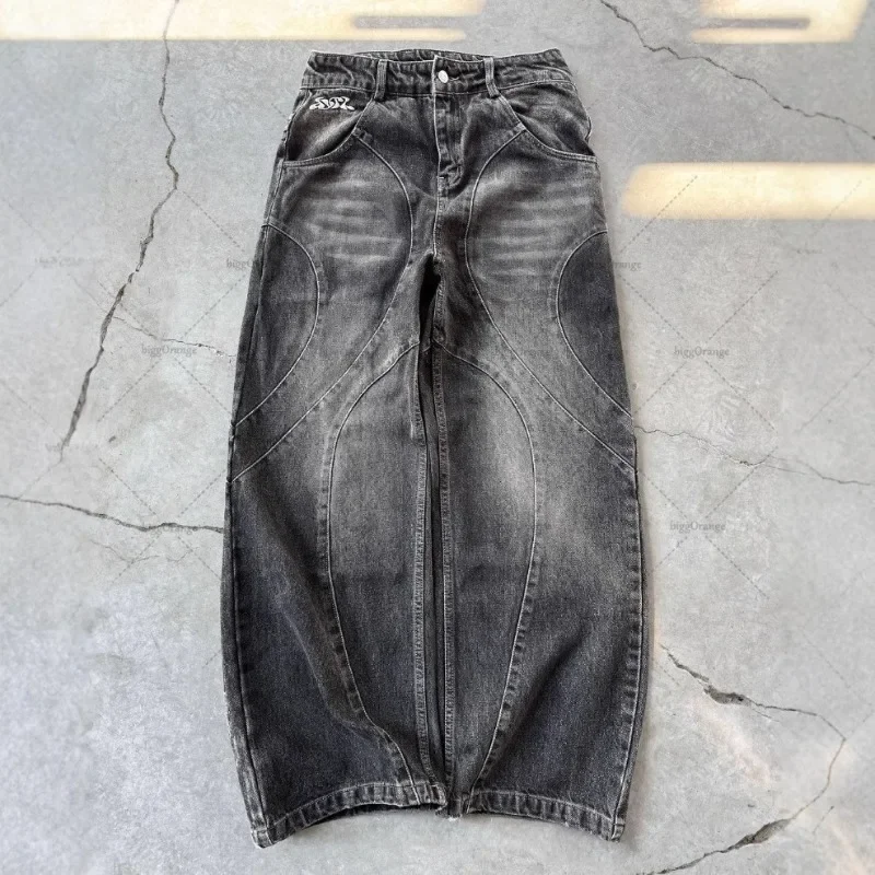 Deeptown Y2k Gothic Punk Washed Women Jeans Harajuku Wide Leg American Vintage Men Denim Pants Baggy Hip Hop Streetwear Trousers
Deeptown Y2k Gothic Punk Washed Women Jeans Harajuku Wide Leg American Vintage Men Denim Pants Baggy Hip Hop Streetwear Trousers