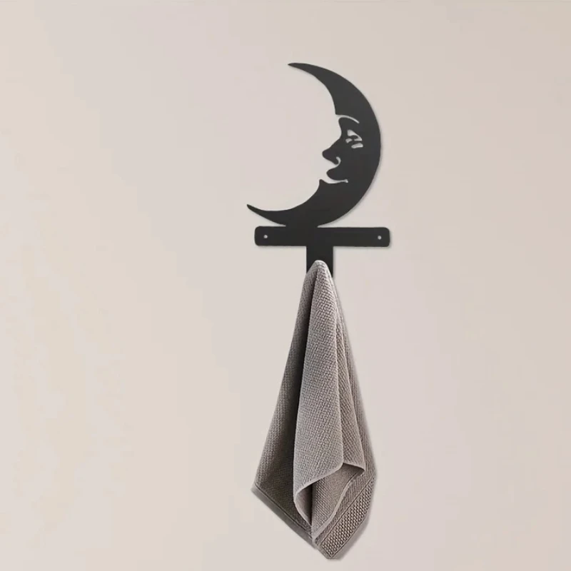 1pc Metal Moon Key Hooks, Wall Hooks, Household Multi-Purpose Clothes Bag Key Hooks, Aesthetic Room Decor Home Decor
1pc Metal Moon Key Hooks, Wall Hooks, Household Multi-Purpose Clothes Bag Key Hooks, Aesthetic Room Decor Home Decor