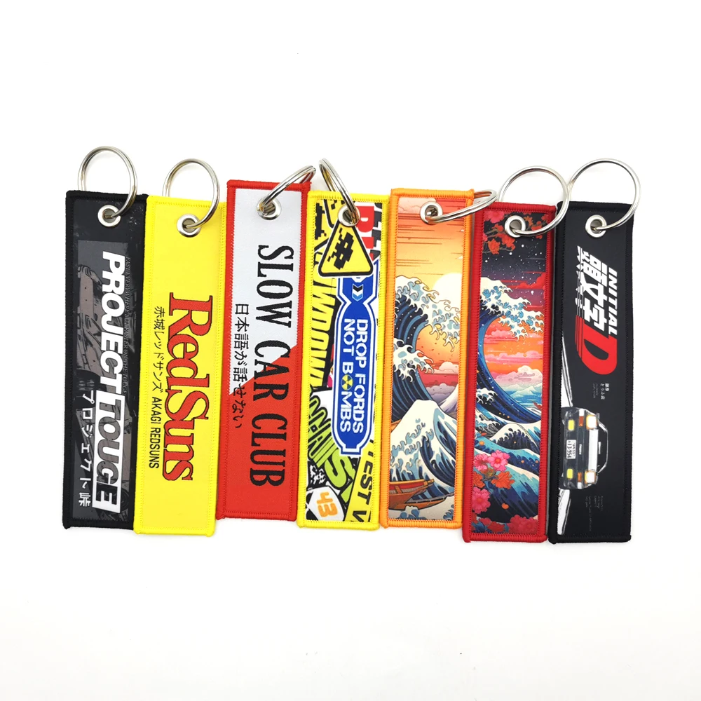 Новейшие ключи с вышивкой JDM инициала D, брелки в гоночном стиле для мужчин, брелоки для ключей японского аниме, автомобильные ключи, аксессуары, подарки
Новейшие ключи с вышивкой JDM инициала D, брелки в гоночном стиле для мужчин, брелоки для ключей японского аниме, автомобильные ключи, аксессуары, подарки