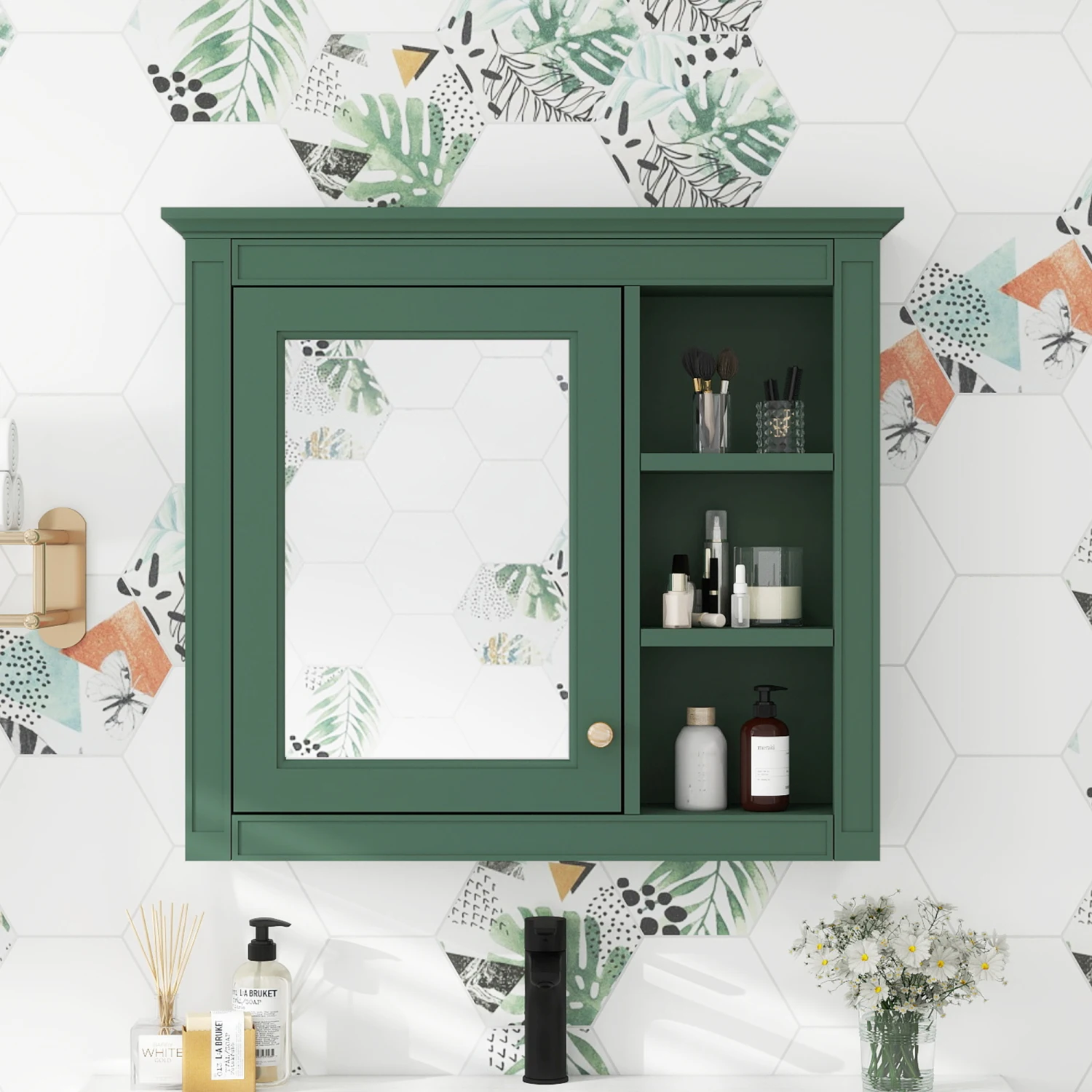 30'' x 28'' Medicine Cabinet, Wall Mounted Bathroom Storage Cabinet, Modern Bathroom Wall Cabinet with Mirror,Medicine Cabinet,
30'' x 28'' Medicine Cabinet, Wall Mounted Bathroom Storage Cabinet, Modern Bathroom Wall Cabinet with Mirror,Medicine Cabinet,