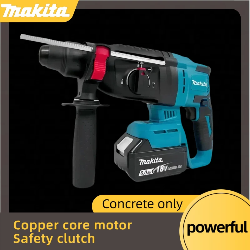 Makita 18V Cordless Electric Hammer Drill 26mm - Brushless Wireless Rotary Tool - 18V Lithium Power Tools (Body Only)
Makita 18V Cordless Electric Hammer Drill 26mm - Brushless Wireless Rotary Tool - 18V Lithium Power Tools (Body Only)