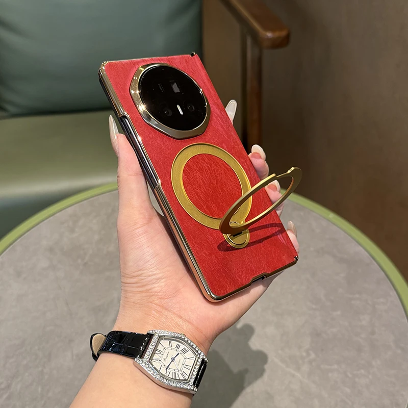 Case for Honor Magic V5 V6 Velvet Horse Pattern Rotating Bracket Hard Shockproof Mobile Phone Case Cover
Case for Honor Magic V5 V6 Velvet Horse Pattern Rotating Bracket Hard Shockproof Mobile Phone Case Cover