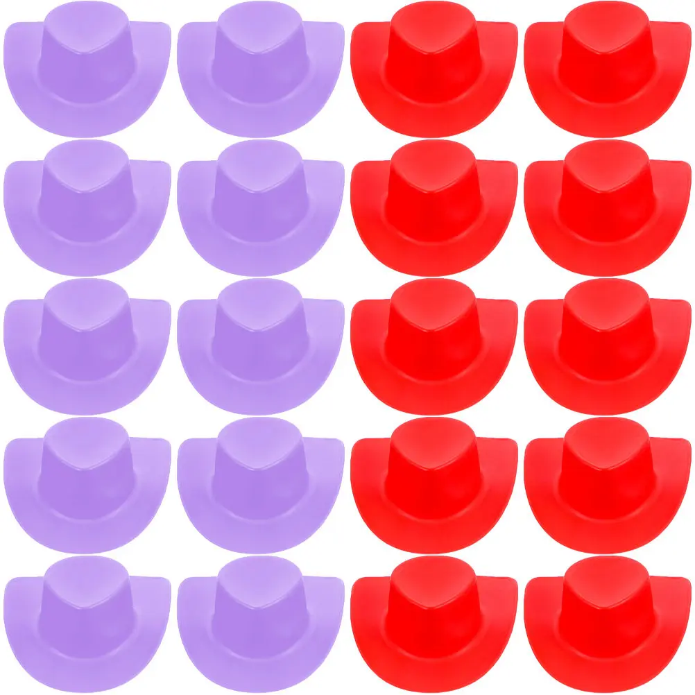 20Pcs Miniature Cowboy Hats Plastic Mini Hats for Crafts Delicate Workmanship Comfortable Texture Decorative Mini Hat
20Pcs Miniature Cowboy Hats Plastic Mini Hats for Crafts Delicate Workmanship Comfortable Texture Decorative Mini Hat
