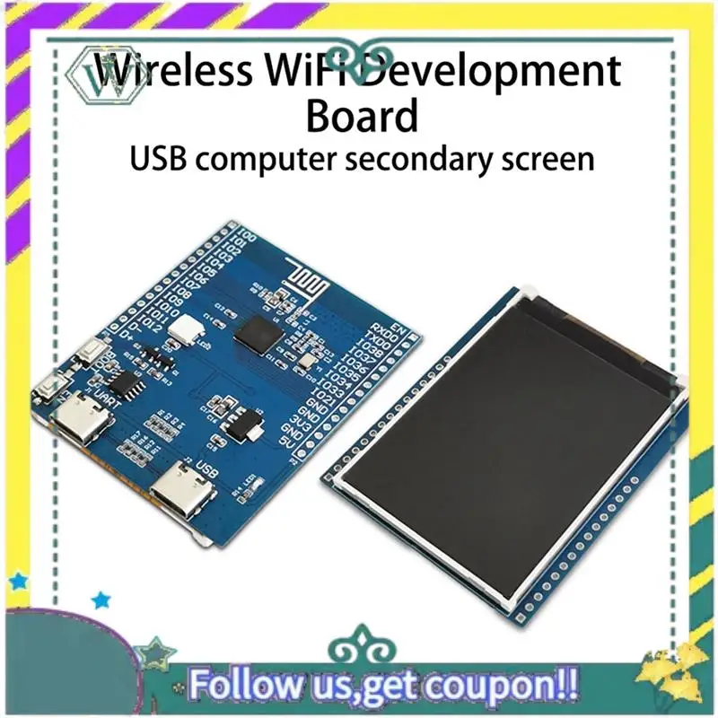 НОВЫЙ ESP32S2 2,4-дюймовый 240x320 Дисплей Макетная плата Беспроводная разработка Wi-Fi Макетная плата USB Компьютерный дополнительный экран Мод
НОВЫЙ ESP32S2 2,4-дюймовый 240x320 Дисплей Макетная плата Беспроводная разработка Wi-Fi Макетная плата USB Компьютерный дополнительный экран Мод