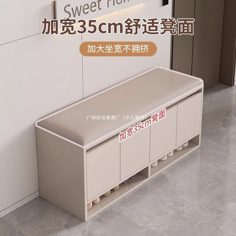 Shoe change stool can be sat at the entrance of the household, shoe cabinet can be sat and stored as one, light luxury,
Shoe change stool can be sat at the entrance of the household, shoe cabinet can be sat and stored as one, light luxury,