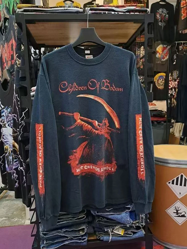 2000s Y2k Men Tops Harajuku Letter Gothic Skeleton Graphic Printed T shirt Hip Hop Tee shirt Aesthetic Long Sleeved Streetwear
2000s Y2k Men Tops Harajuku Letter Gothic Skeleton Graphic Printed T shirt Hip Hop Tee shirt Aesthetic Long Sleeved Streetwear