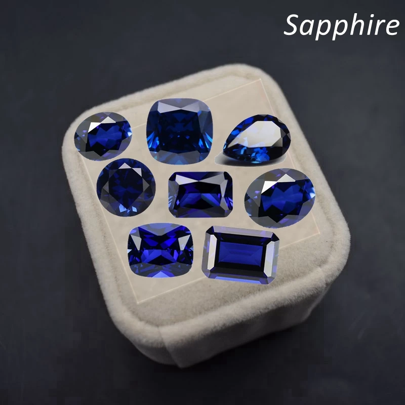 Quality Blue Sapphire Stone Gems Multiple shapes to Choose for DIY Charms Jewelry Making Materials Test Mohs Hardness Gem
Quality Blue Sapphire Stone Gems Multiple shapes to Choose for DIY Charms Jewelry Making Materials Test Mohs Hardness Gem