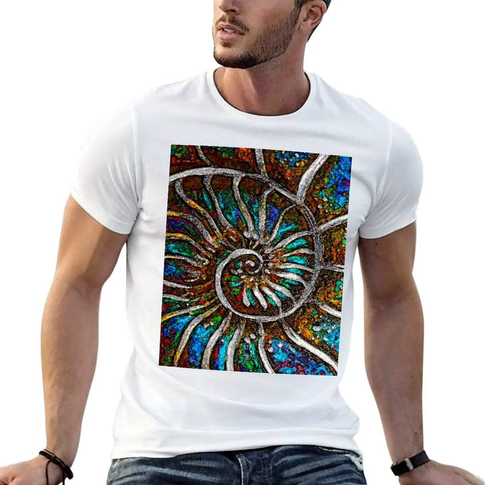 Ammonite Fossil Macro Abstract Art T-Shirt cotton t shirt pack t shirt man plain t shirt custom print T-shirt
Ammonite Fossil Macro Abstract Art T-Shirt cotton t shirt pack t shirt man plain t shirt custom print T-shirt