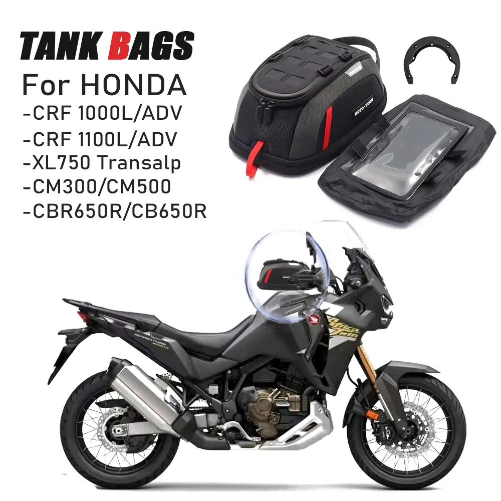 CRF1100L Africa Twin Motorcycle Tank Bag Magnetic Tank Bag Quick Tank Bag For Honda CRF1000L Africa Twin Adventure 2020-2025
CRF1100L Africa Twin Motorcycle Tank Bag Magnetic Tank Bag Quick Tank Bag For Honda CRF1000L Africa Twin Adventure 2020-2025