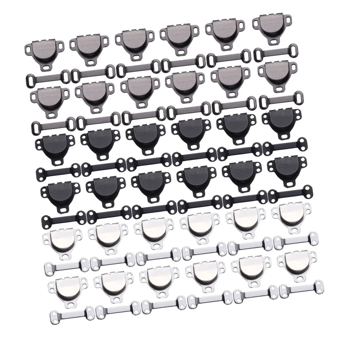 60Sets Invisible Button Metal Snap Buttons Trousers DIY Craft Durable for Clothing Jackets Hats Jeans Shoes Tshirts Windbreakers
60Sets Invisible Button Metal Snap Buttons Trousers DIY Craft Durable for Clothing Jackets Hats Jeans Shoes Tshirts Windbreakers