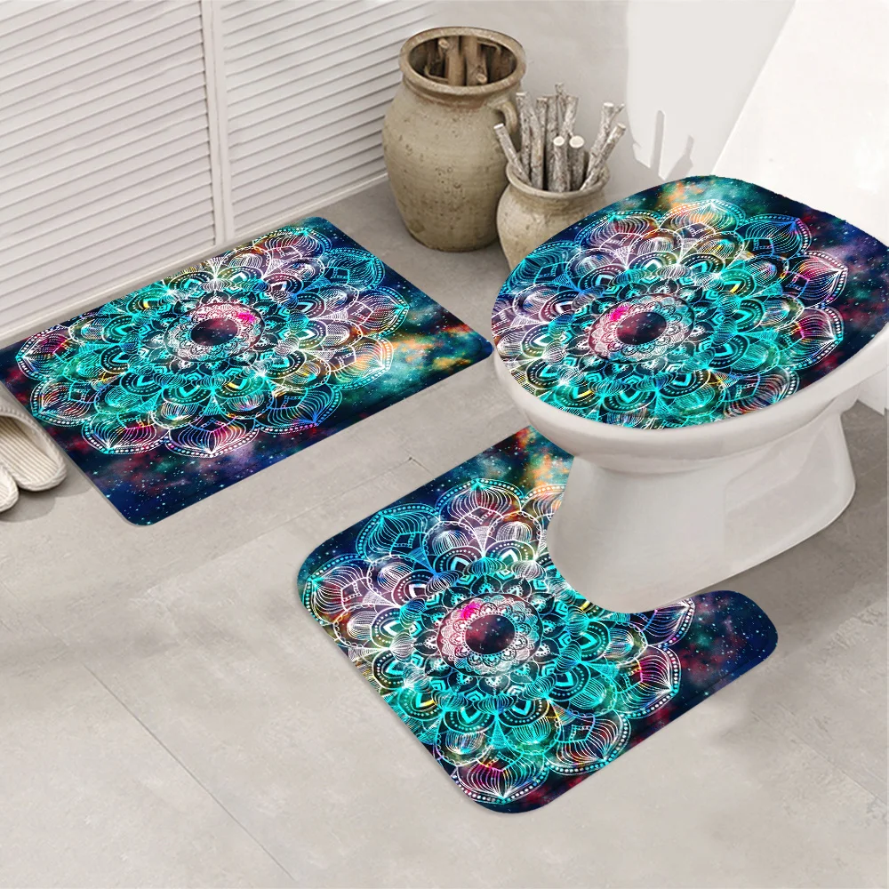 4PCs Colorful Datura Flowers Shower Curtain Decoration, Beautiful Housewarming Gift Modern Home Decoration, Waterproof Shower Cu
4PCs Colorful Datura Flowers Shower Curtain Decoration, Beautiful Housewarming Gift Modern Home Decoration, Waterproof Shower Cu