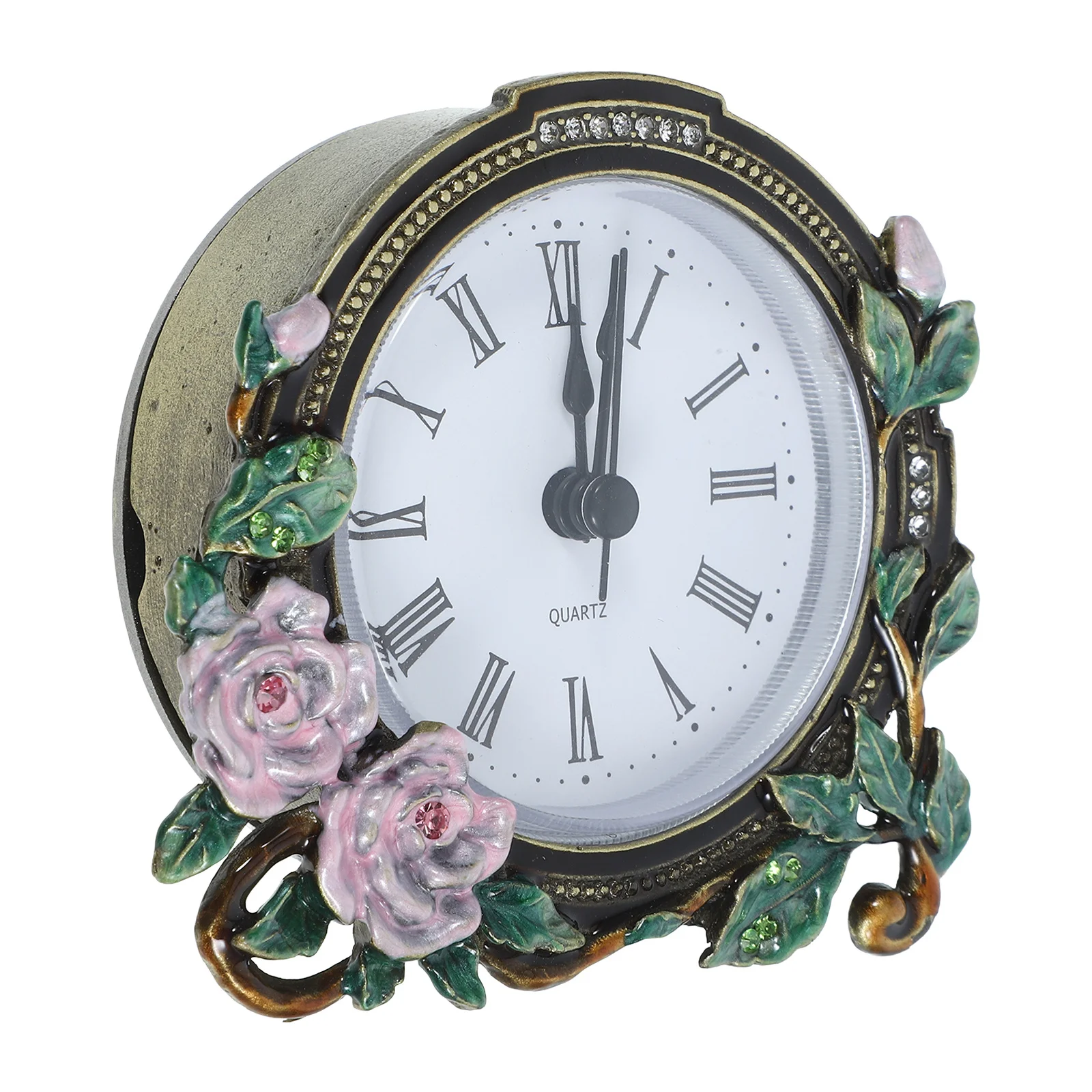 Decorative Vintage Table Clock Compact Enamel Finish Silent Running Clock for Study Living Room Shelf Home Decor
Decorative Vintage Table Clock Compact Enamel Finish Silent Running Clock for Study Living Room Shelf Home Decor