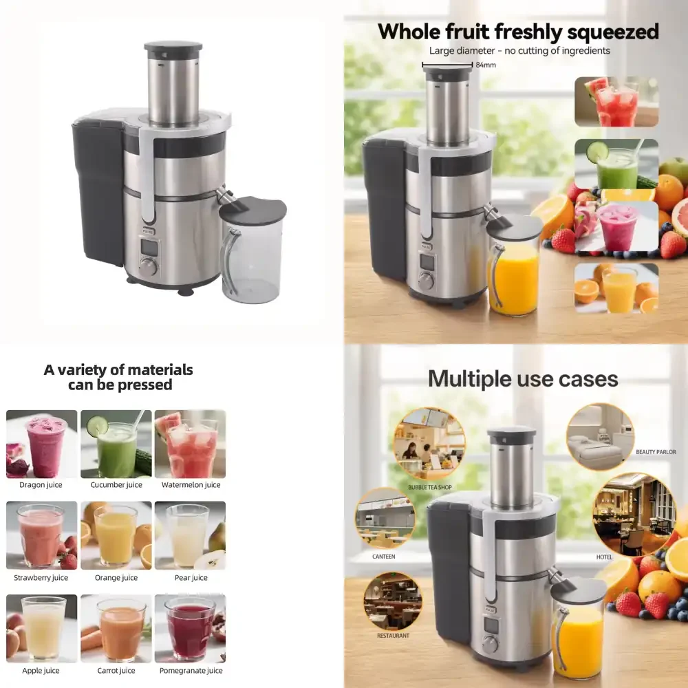 Industrial Juicer Machine Line Automatic Commercial Fruit Vegetable Juicer Extractor for Small Business Restaurant
Industrial Juicer Machine Line Automatic Commercial Fruit Vegetable Juicer Extractor for Small Business Restaurant