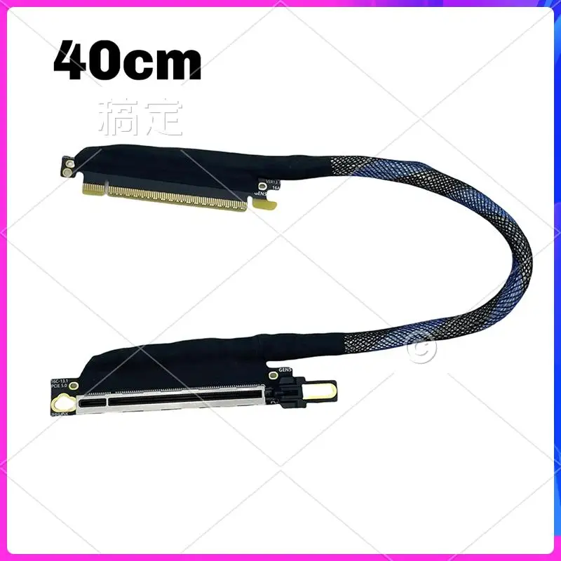 Кабель-удлинитель видеокарты AP-PCIE 5.0 X16, посеребренный адаптер PCI-E GEN5 64GT/S для улучшенной серверной работы
Кабель-удлинитель видеокарты AP-PCIE 5.0 X16, посеребренный адаптер PCI-E GEN5 64GT/S для улучшенной серверной работы