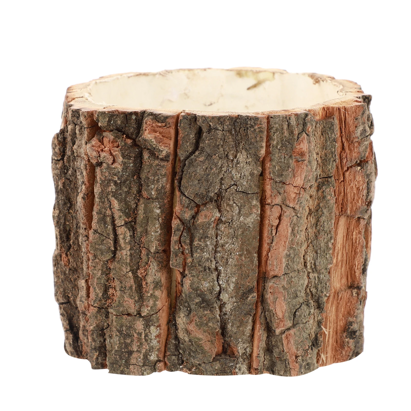 Wooden Flower Bucket Waterproof Planter Rustic Small Glass Round Bark Pot Tree Log Vase Decor Flower Arrangement
Wooden Flower Bucket Waterproof Planter Rustic Small Glass Round Bark Pot Tree Log Vase Decor Flower Arrangement