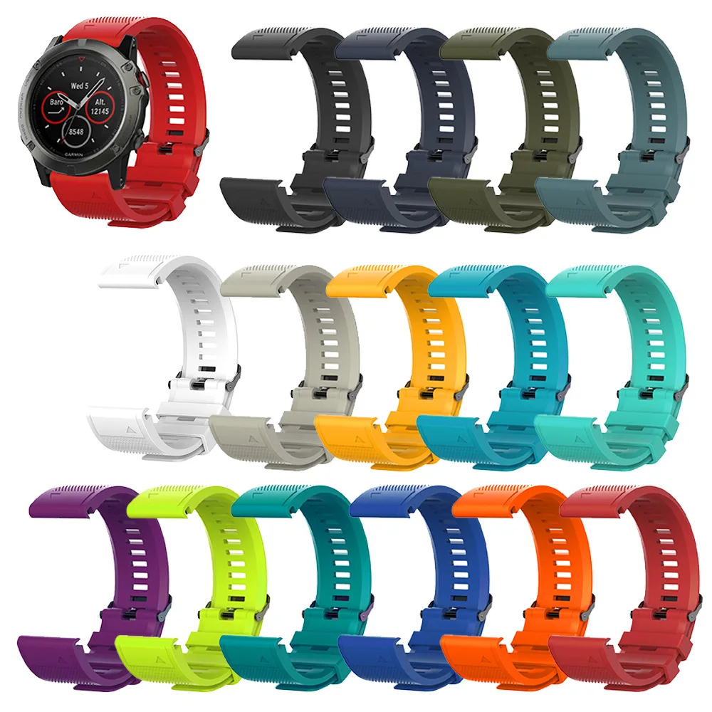26 22MM Silicone Quick Release Watchband Strap For Garmin Fenix 7X 7 6 6X Pro 5 5X Plus 3 HR Watch Easyfit Wrist Band Bracelet
26 22MM Silicone Quick Release Watchband Strap For Garmin Fenix 7X 7 6 6X Pro 5 5X Plus 3 HR Watch Easyfit Wrist Band Bracelet