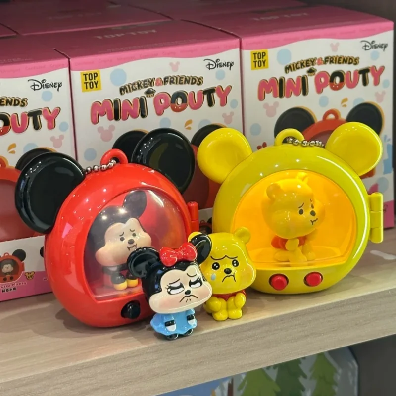 TOPTOY Genuine Mickey And Friends Mini Pouty Series Figures Blind Box Mickey Winnie Cute Keychain Toys Bag Doll Birthday Gift
TOPTOY Genuine Mickey And Friends Mini Pouty Series Figures Blind Box Mickey Winnie Cute Keychain Toys Bag Doll Birthday Gift