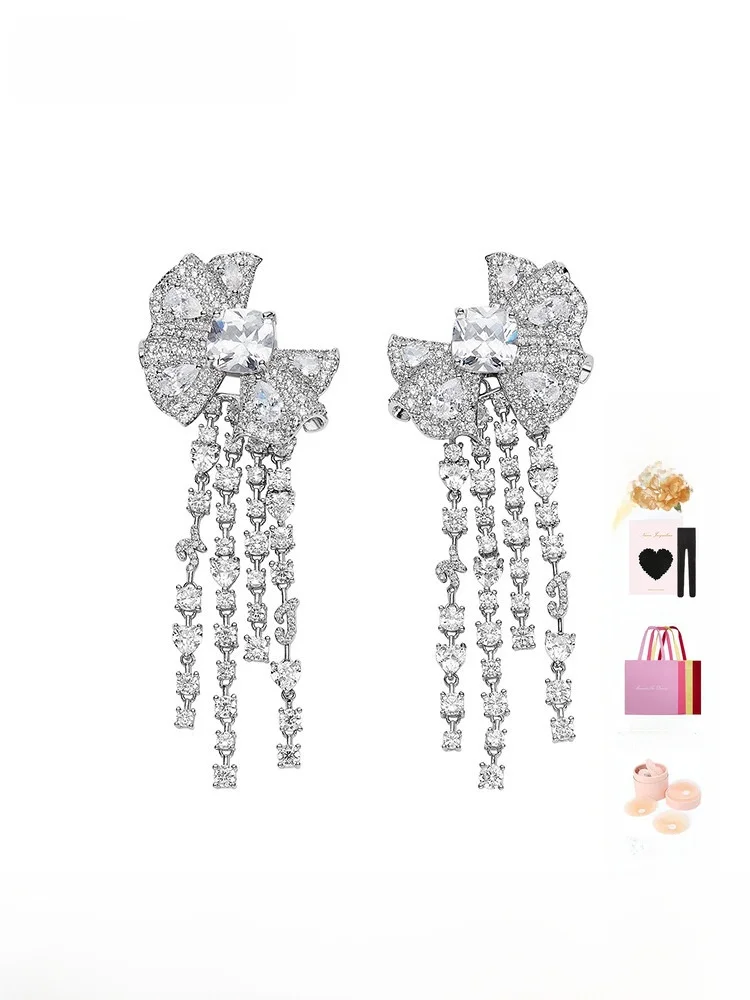 Dangle Tassel Earrings Detachable Skirt Design Birthdays Gift for Women Original Design Fashion Jewelry Nana Jacqueline
Dangle Tassel Earrings Detachable Skirt Design Birthdays Gift for Women Original Design Fashion Jewelry Nana Jacqueline