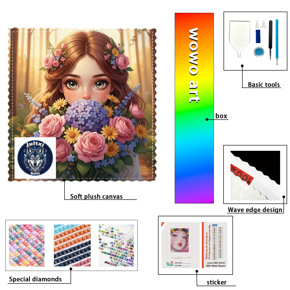 【Betti_ Diamond Art】little girl holding flowers in hand Crystal AB Rhinestone FD Rhinestone Perfect Resin Diamond
【Betti_ Diamond Art】little girl holding flowers in hand Crystal AB Rhinestone FD Rhinestone Perfect Resin Diamond