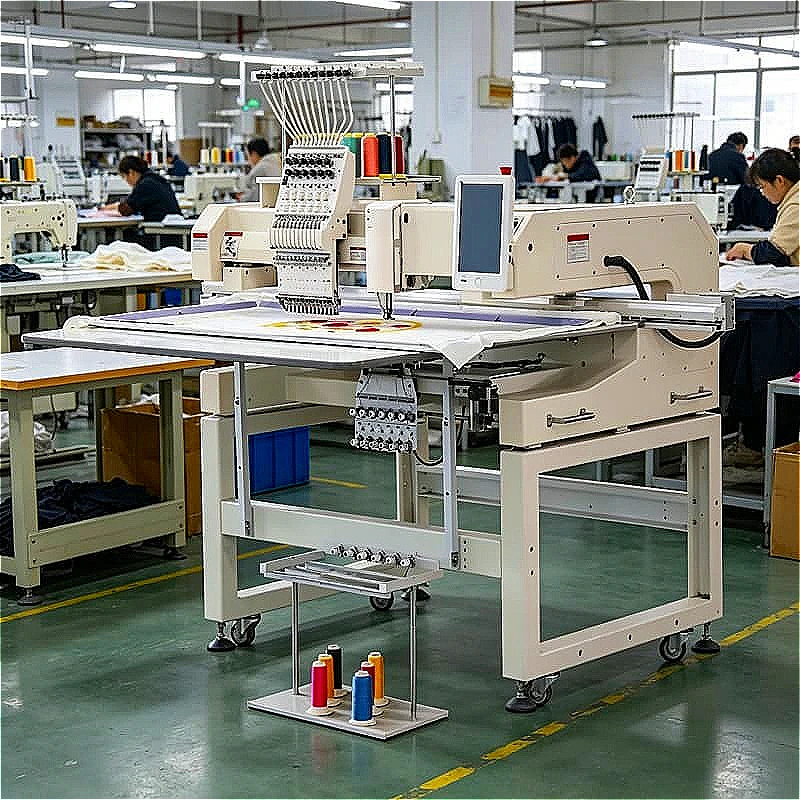 Single Head 12/15 Embroidery Computer Machine Single Head Flat Hat T-shirt Computerized Embroidery Sewing Machine Customized
Single Head 12/15 Embroidery Computer Machine Single Head Flat Hat T-shirt Computerized Embroidery Sewing Machine Customized