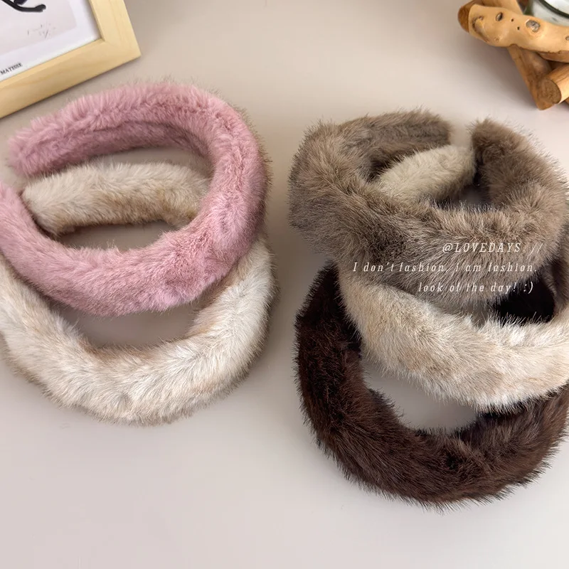 Headband Wide Plush Faux Mink Crown Lifting Winter Fall Premium Luxurious Soft Cozy for Women Daily Wear Elegant
Headband Wide Plush Faux Mink Crown Lifting Winter Fall Premium Luxurious Soft Cozy for Women Daily Wear Elegant