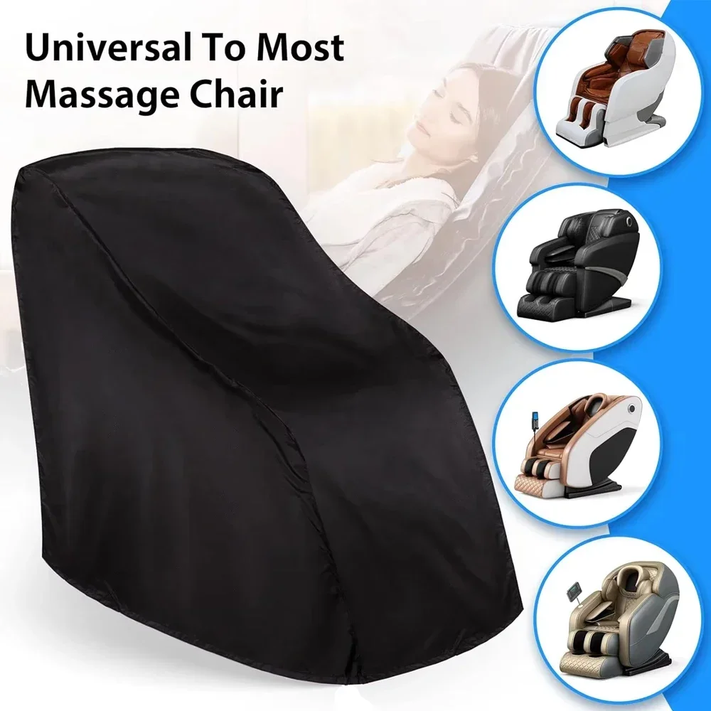 1pcs Black Polyester Massage Chair Cover, 210D Oxford Fabric, UV and Scratch Resistant with Stretch Fastener Recliner dust cover
1pcs Black Polyester Massage Chair Cover, 210D Oxford Fabric, UV and Scratch Resistant with Stretch Fastener Recliner dust cover