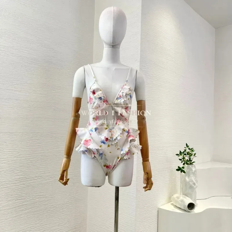 Beach Style Hot 2025 New Stretchable Overall Self Tie Back Floral Print Sleeveless Lace-up Women Bodysuit Swim Wear
Beach Style Hot 2025 New Stretchable Overall Self Tie Back Floral Print Sleeveless Lace-up Women Bodysuit Swim Wear