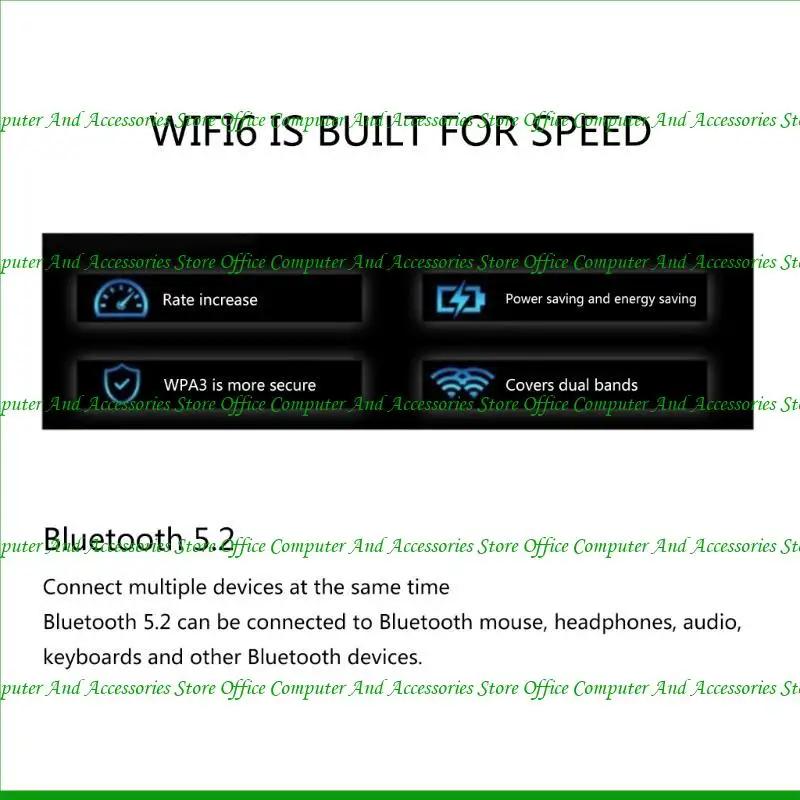 U55C Wi -Fi 6+ BluetoothCompatible5.2 Беспроводной модуль M.2 RTL8852BE 2,4G 5GHZ 1800M WiFi Card Fast Transfer
U55C Wi -Fi 6+ BluetoothCompatible5.2 Беспроводной модуль M.2 RTL8852BE 2,4G 5GHZ 1800M WiFi Card Fast Transfer