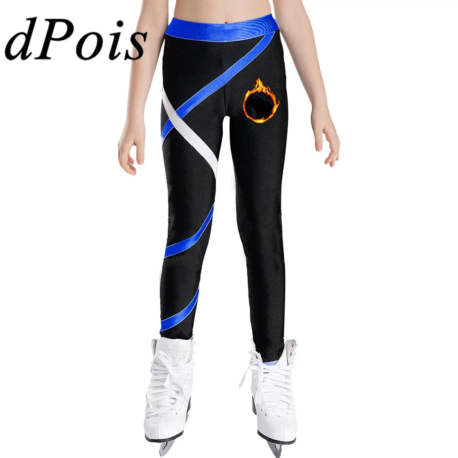 Kids Girls Figure Skating Leggings Trouser Patchwork Fleece-Lined Leggings for Ballet Gymnastics Dance Workout Pants Sportswear
Kids Girls Figure Skating Leggings Trouser Patchwork Fleece-Lined Leggings for Ballet Gymnastics Dance Workout Pants Sportswear