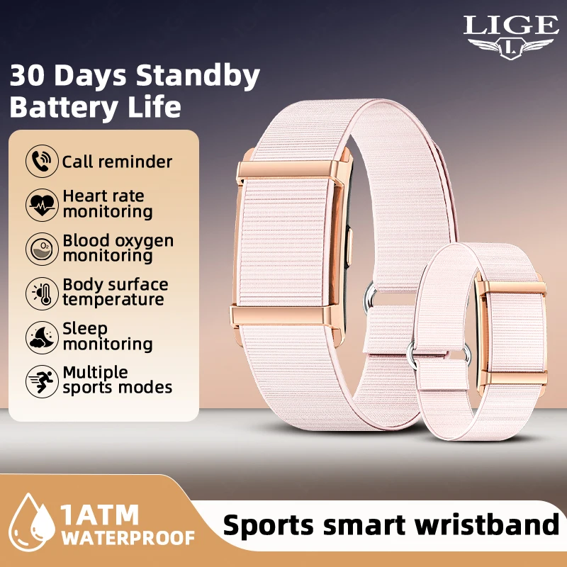 LIGE New Screenless Smart Watch Men Long Lasting Battery Life Sports Fitness Heart Rate Health Monitor Waterproof Smart Bracelet
LIGE New Screenless Smart Watch Men Long Lasting Battery Life Sports Fitness Heart Rate Health Monitor Waterproof Smart Bracelet