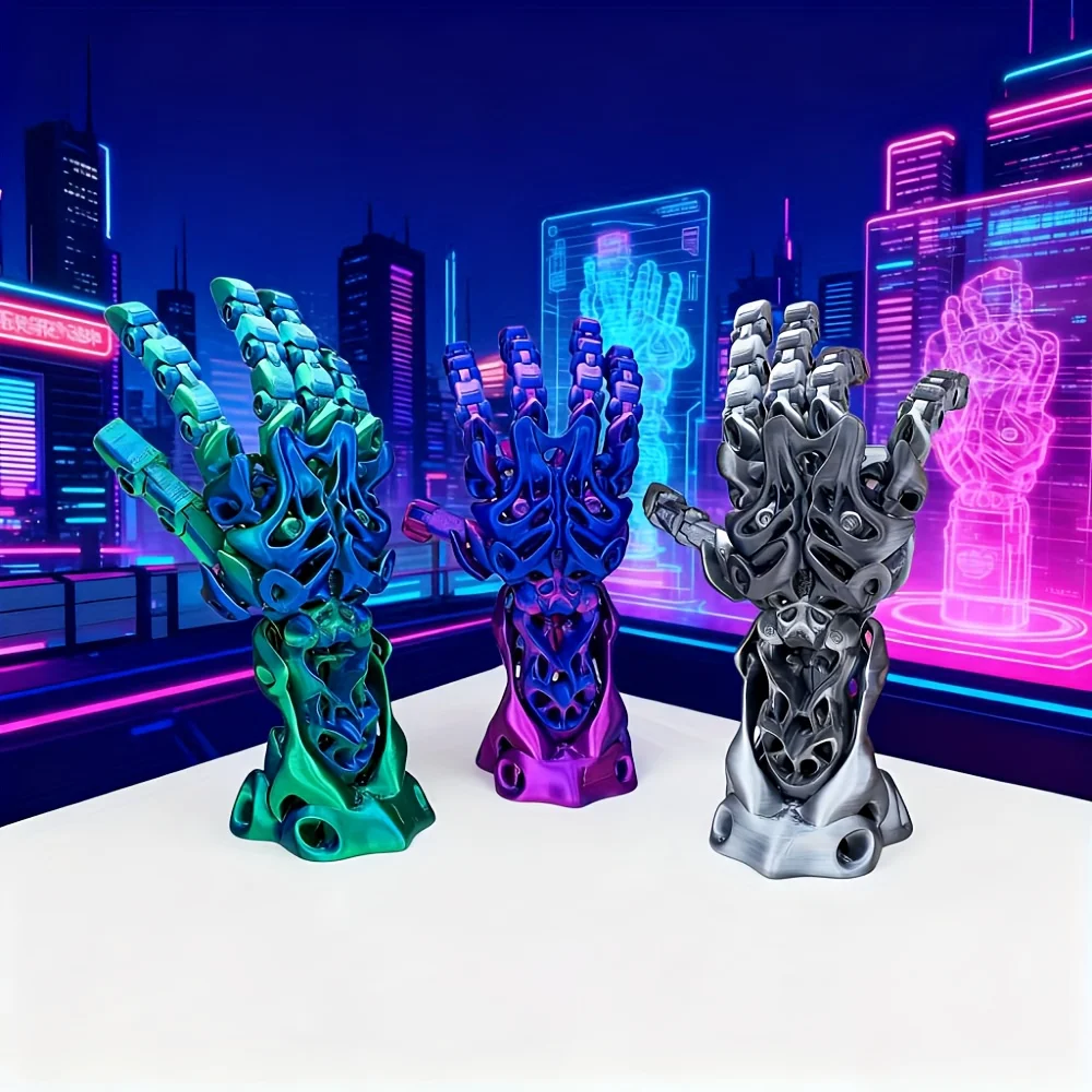 3D printing hot item f simulation palm creative bio mechanical hand model statue joint movable unique home decoration ornament
3D printing hot item f simulation palm creative bio mechanical hand model statue joint movable unique home decoration ornament