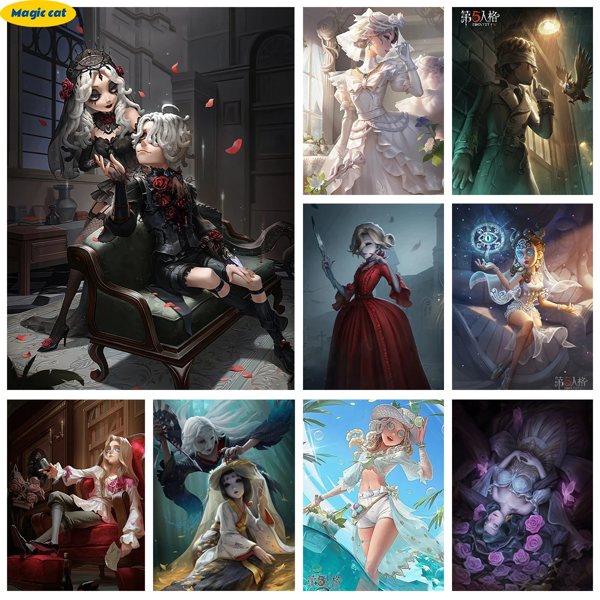 Ldentity Ⅴ Diamond Painting Kit Popular Mobile Game Posters Diy Diamond Embroidery Cross Stitch Fan Hand Gift Home Wall Decor
Ldentity Ⅴ Diamond Painting Kit Popular Mobile Game Posters Diy Diamond Embroidery Cross Stitch Fan Hand Gift Home Wall Decor