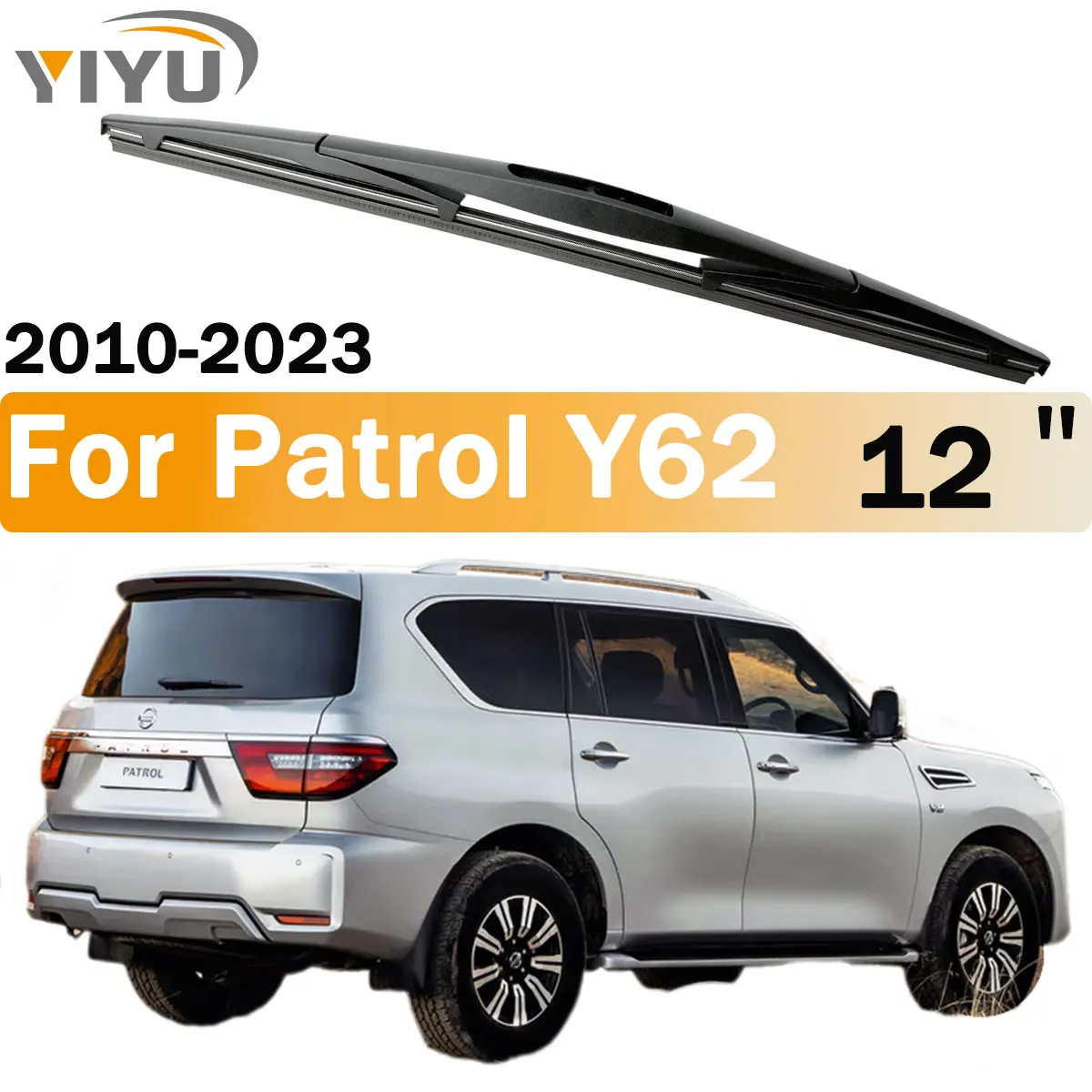 12-дюймовая задняя щетка стеклоочистителя для Nissan Patrol Y62 2010-2023, аксессуар для автомобиля
12-дюймовая задняя щетка стеклоочистителя для Nissan Patrol Y62 2010-2023, аксессуар для автомобиля