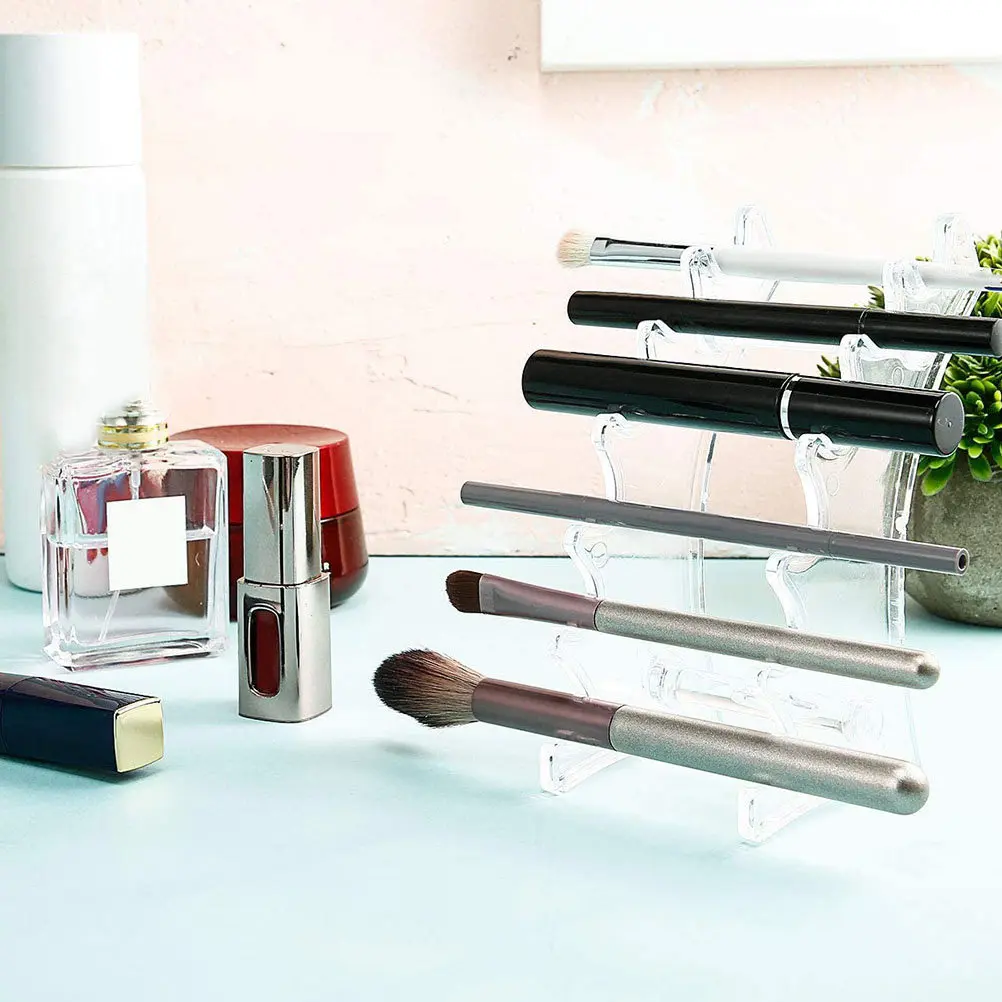 2Pcs Simple Elegant Arc-Shaped Acrylic Pen Holder Display Rack for Writing Pens Makeup Brushes Eyeliner Lip Gloss Nail Tools
2Pcs Simple Elegant Arc-Shaped Acrylic Pen Holder Display Rack for Writing Pens Makeup Brushes Eyeliner Lip Gloss Nail Tools
