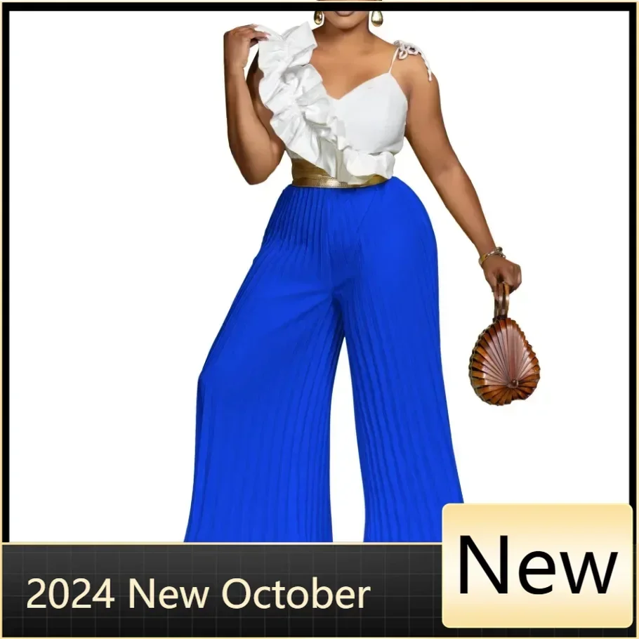 Customized 2 Piece African Clothes for Women Sexy African Sleeveless Polyester Top Long Pant Matching Sets Outfits Dashiki Afric
Customized 2 Piece African Clothes for Women Sexy African Sleeveless Polyester Top Long Pant Matching Sets Outfits Dashiki Afric