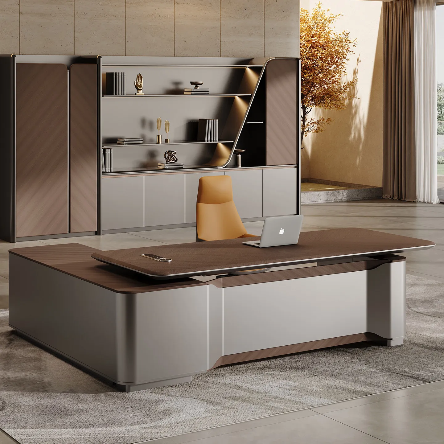 Smart Adjustable Boss Office High-End CEO Modern Simple Office Desk
Smart Adjustable Boss Office High-End CEO Modern Simple Office Desk