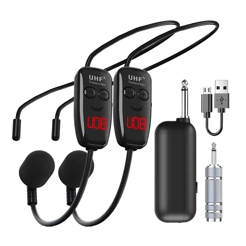 Перезаряжаемый UHF-микрофон, гарнитура, головной убор, беспроводной микрофон для усиления голоса в конференции, обучение
Перезаряжаемый UHF-микрофон, гарнитура, головной убор, беспроводной микрофон для усиления голоса в конференции, обучение