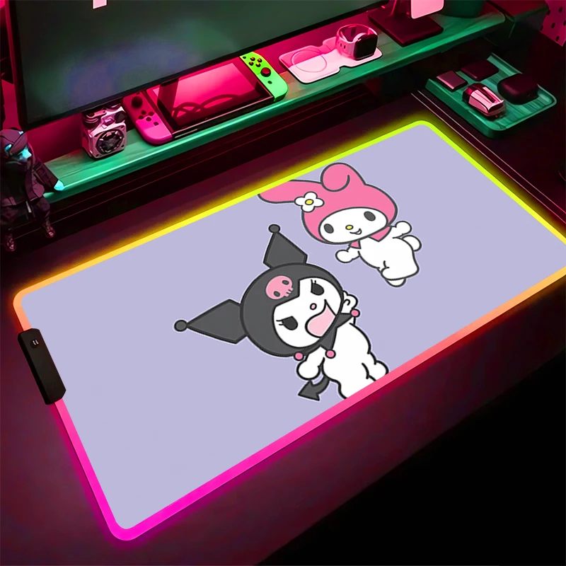RGB LED Mouse Pad Computer Gamer PC Accessories Mousepad Rubber Extended Pad HD Non Slip Desk Mat Laptop K-kuromi Keyboard Pad
RGB LED Mouse Pad Computer Gamer PC Accessories Mousepad Rubber Extended Pad HD Non Slip Desk Mat Laptop K-kuromi Keyboard Pad