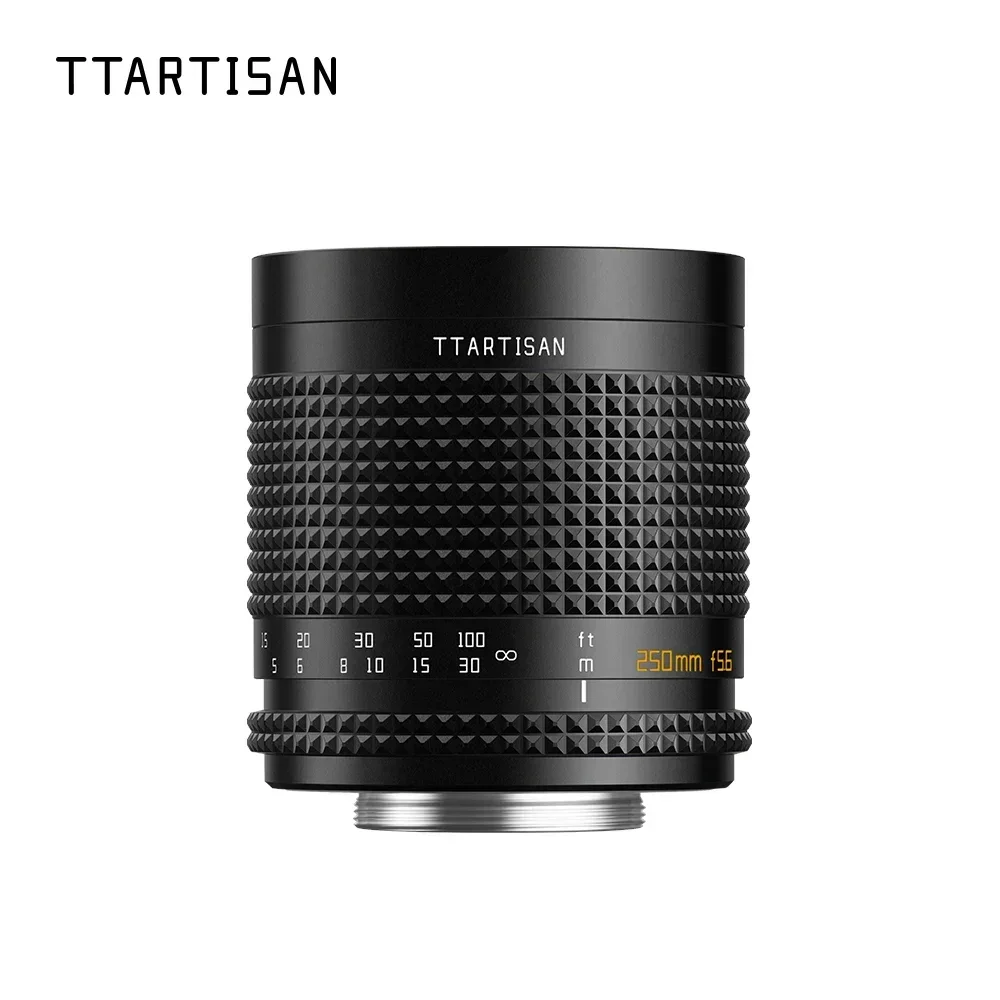 TTArtisan 250mm F5.6 full frame Reflex lens M42 mount can be transferred to Sony Canon Nikon Fujifilm Panasonic
TTArtisan 250mm F5.6 full frame Reflex lens M42 mount can be transferred to Sony Canon Nikon Fujifilm Panasonic
