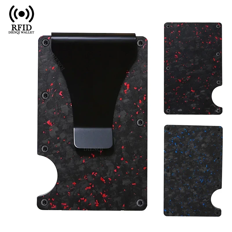 Aluminium Alloy Metal Card Holder RFID Blocking Slim Carbon Fiber Credit Card Case with Money Clip Small Cardholder for Men
Aluminium Alloy Metal Card Holder RFID Blocking Slim Carbon Fiber Credit Card Case with Money Clip Small Cardholder for Men