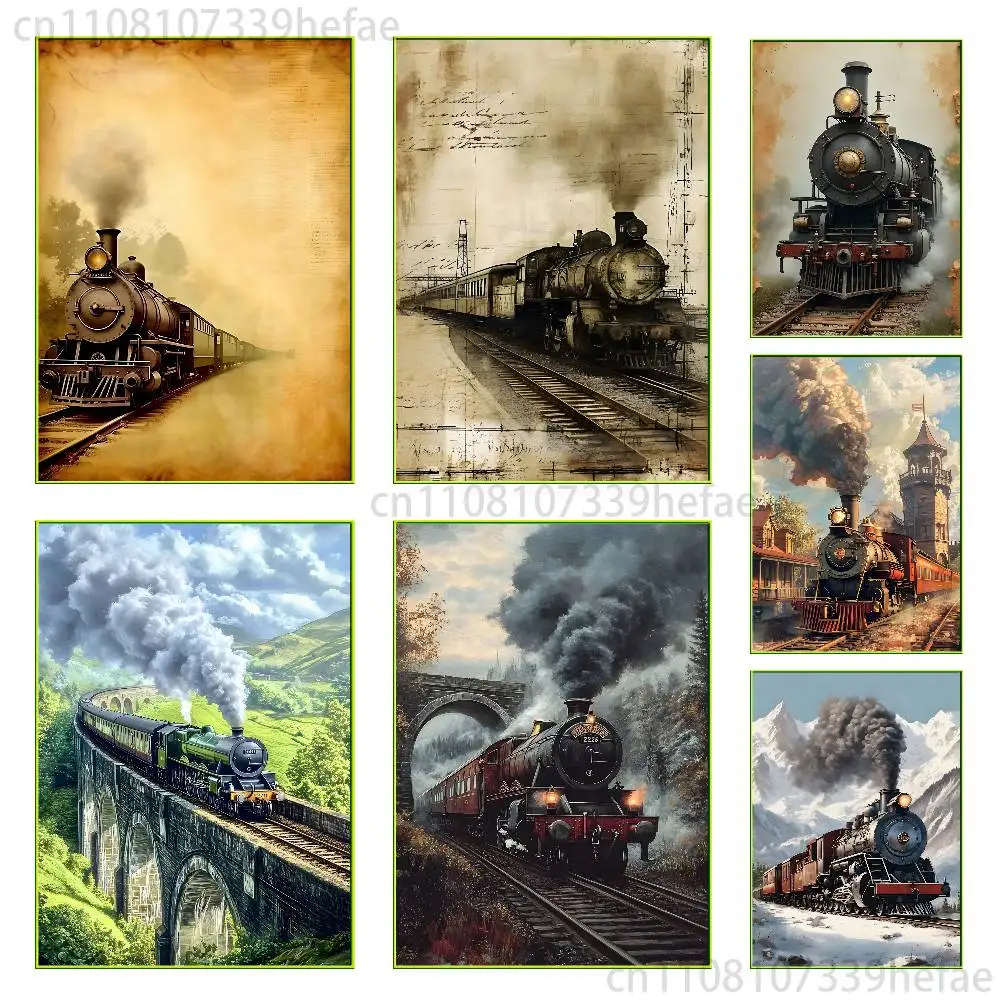 Classic Steam Train Railway Poster Self-adhesive Art Waterproof Paper Sticker Coffee House Bar Room Wall Decor
Classic Steam Train Railway Poster Self-adhesive Art Waterproof Paper Sticker Coffee House Bar Room Wall Decor