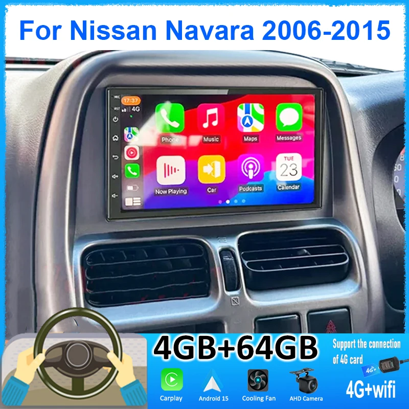 7" Autoradio Carplay Android 15 CarPlay Monitor For Nissan Navara 2006-2015 Multimedia Video Player Car Radio 2 din GPS
7" Autoradio Carplay Android 15 CarPlay Monitor For Nissan Navara 2006-2015 Multimedia Video Player Car Radio 2 din GPS