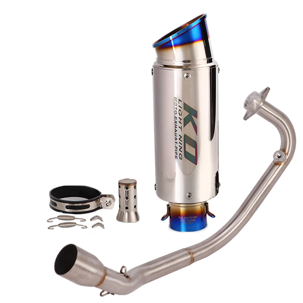 Slip On For CFMOTO ST125 Motorcycle Exhaust Escape System Stainless Steel Header Pipe With DB Killer
Slip On For CFMOTO ST125 Motorcycle Exhaust Escape System Stainless Steel Header Pipe With DB Killer